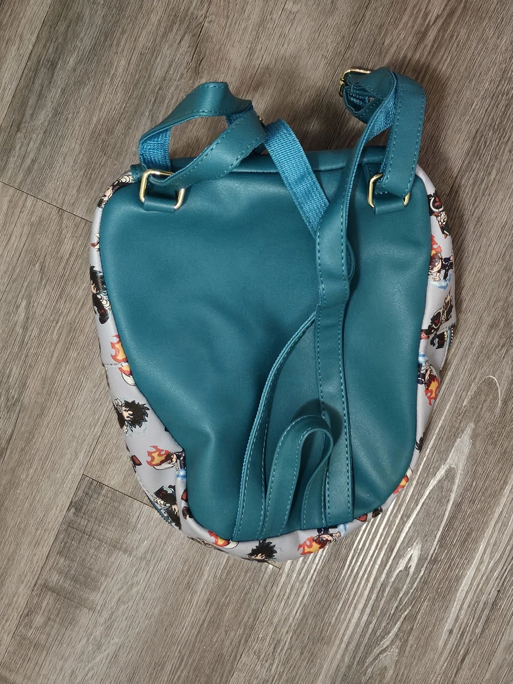 My Hero Academia Mini Backpack with Teal Trim